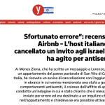 “Sfortunato errore”: L’host italiano non ha agito per antisemitismo